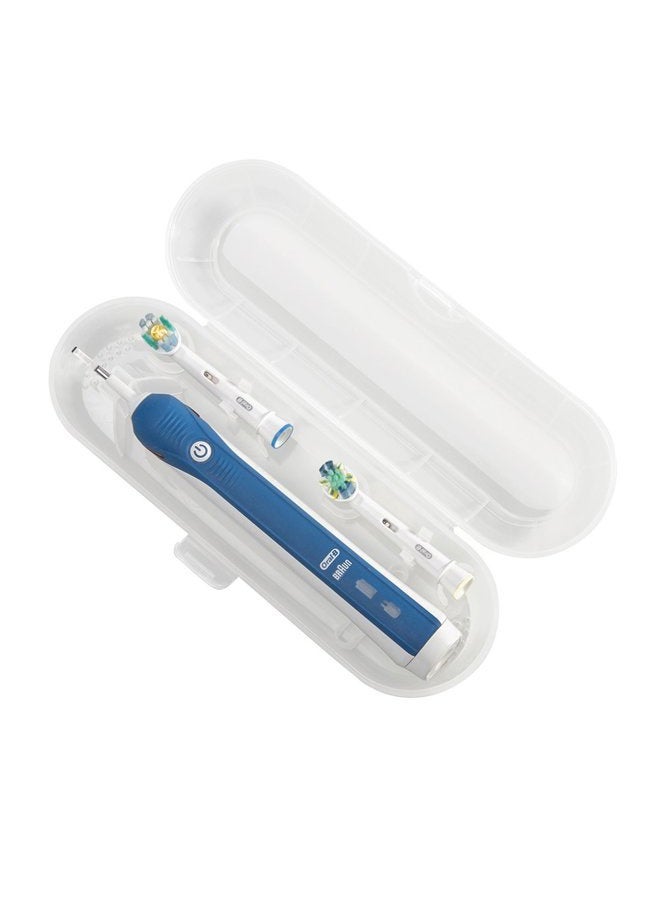 Nincha Portable Replacement Plastic Electric Toothbrush Travel Case for Oral-B Pro Series, Transparent, Travel