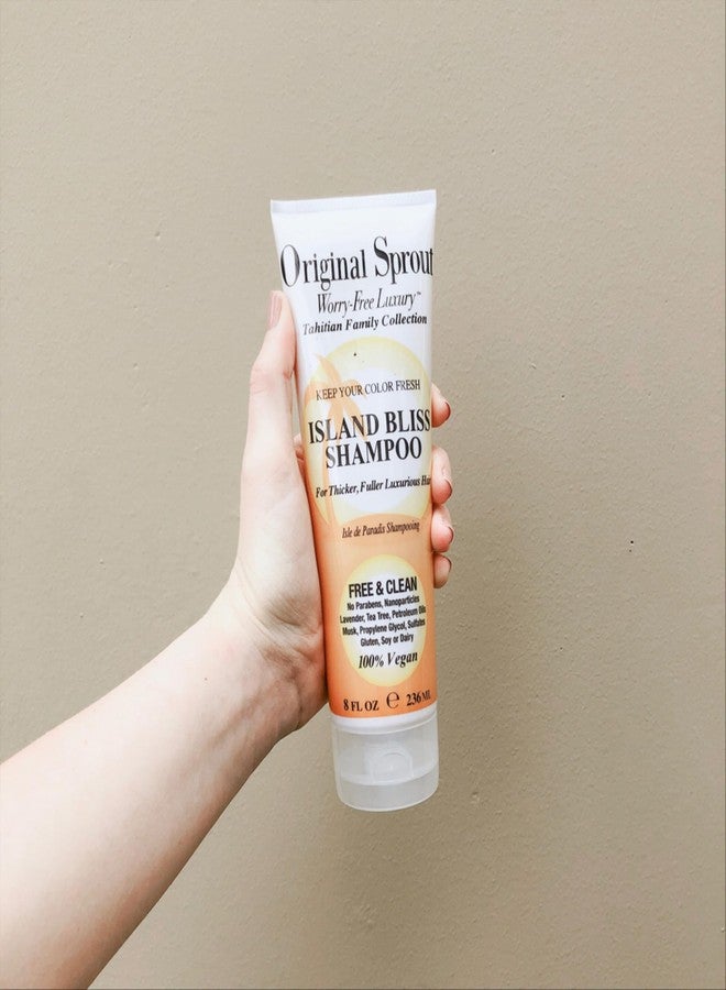 Original Sprout Tahitian Shampoo for Color-Treated Hair, Vegan, 8 oz. Bottle - Image 2