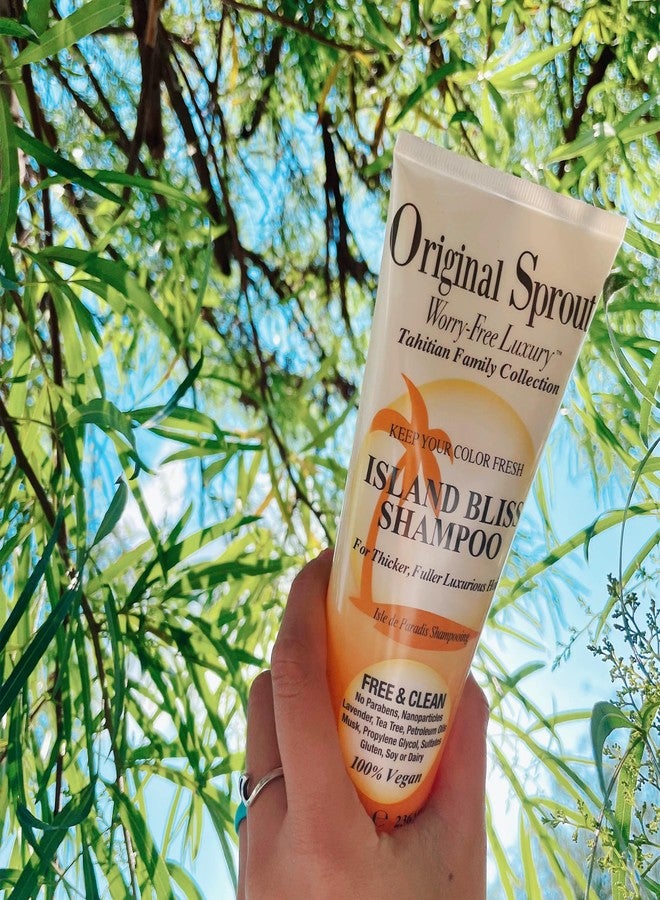 Original Sprout Tahitian Shampoo for Color-Treated Hair, Vegan, 8 oz. Bottle - Image 5