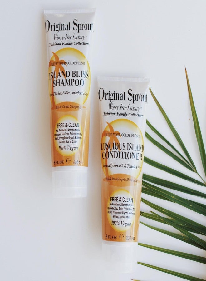 Original Sprout Tahitian Shampoo for Color-Treated Hair, Vegan, 8 oz. Bottle - Image 4