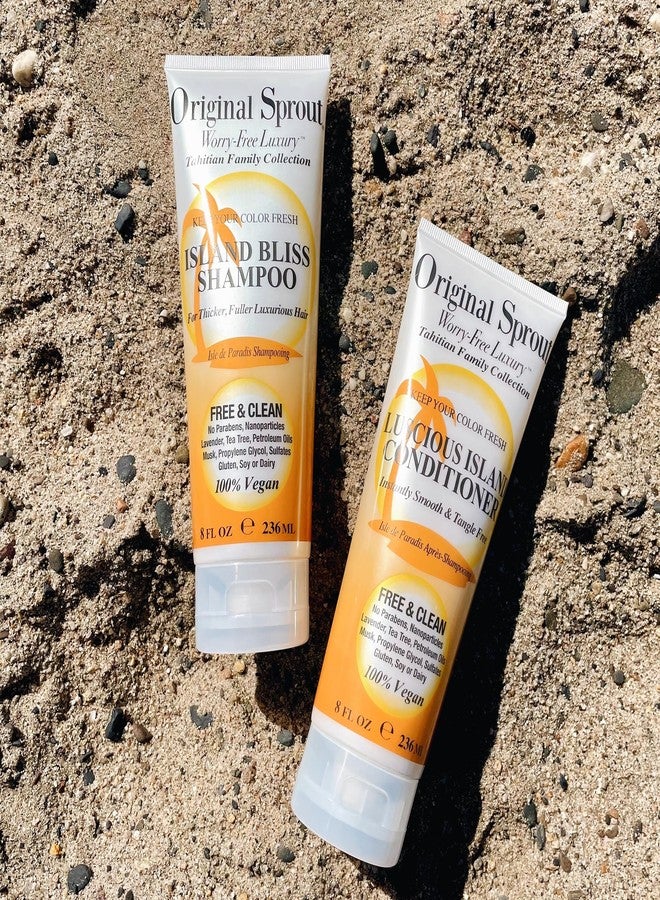 Original Sprout Tahitian Shampoo for Color-Treated Hair, Vegan, 8 oz. Bottle - Image 3