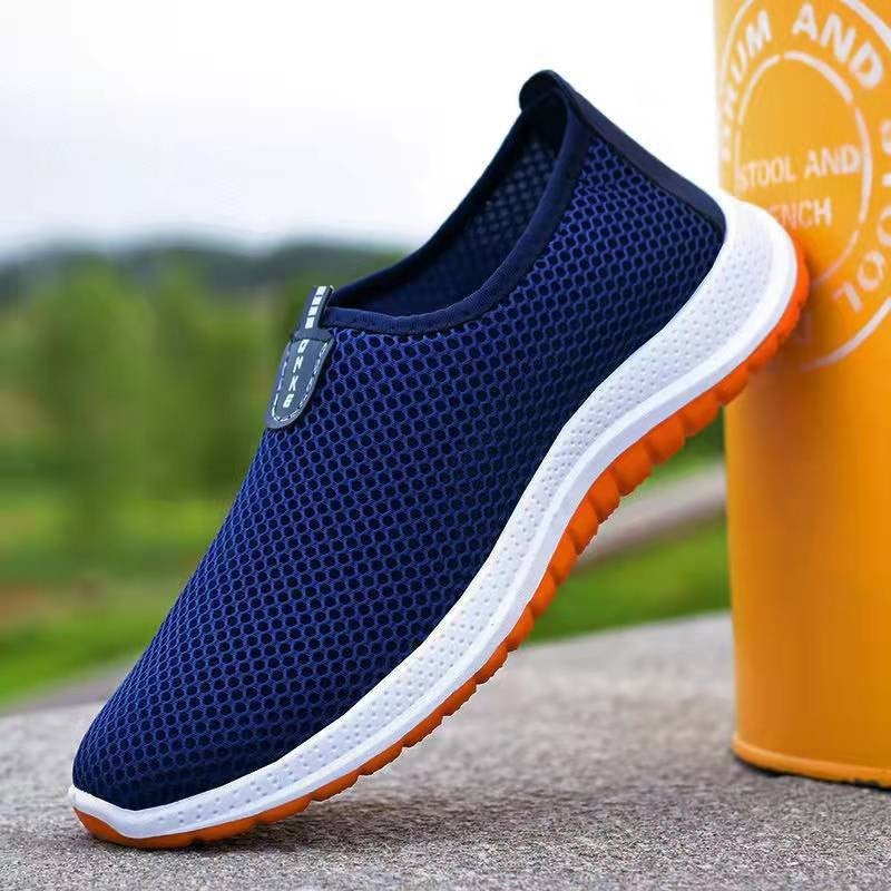 Breathable Mesh Mens Summer Slip-On Sneakers508 net blue 508 net blue 