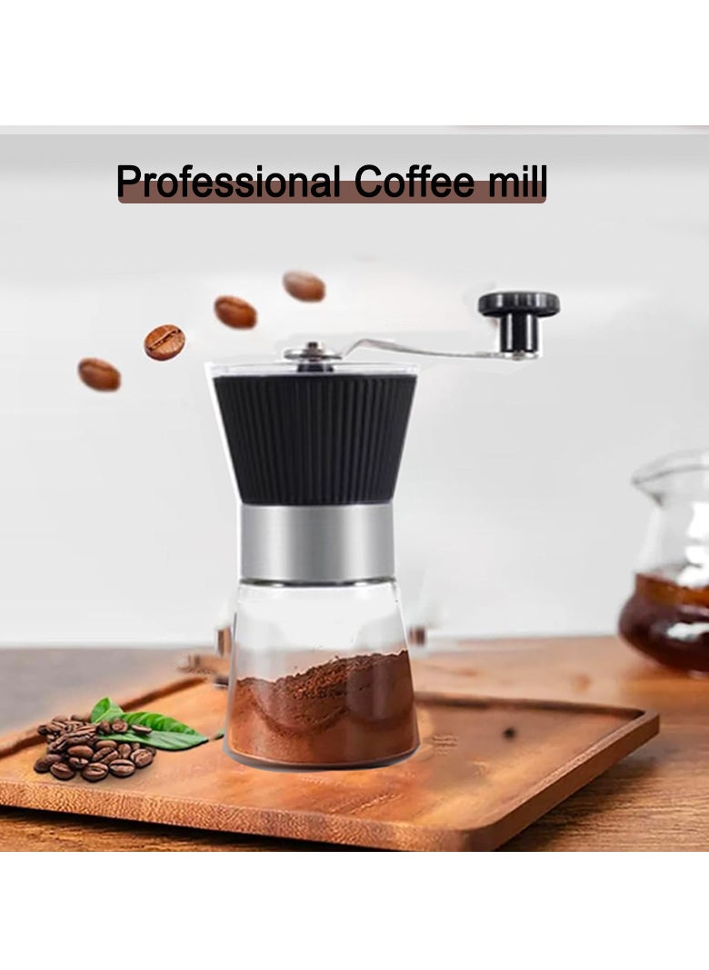 V60 Coffee Maker Coffee Set 8 Pcs Drip Coffee Maker Kit Portable Travel Kits Automatic Coffee Scale with Timer Coffee Pot with Thermometer Premium Coffee Set for Offices Camping