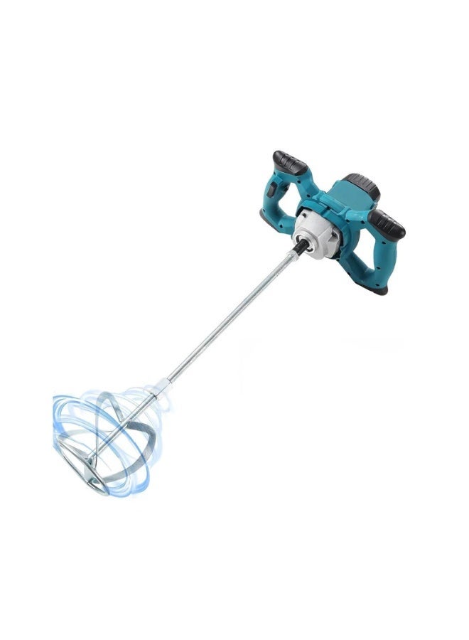 BlueFire Electric Paint Mixer 1000-3000W Handheld Cement Mixer 220-240V 6 Speed Adjustable Industrial Stirrer for Paint Mortar Plaster Grout Concrete Mixing Tool - Image 1