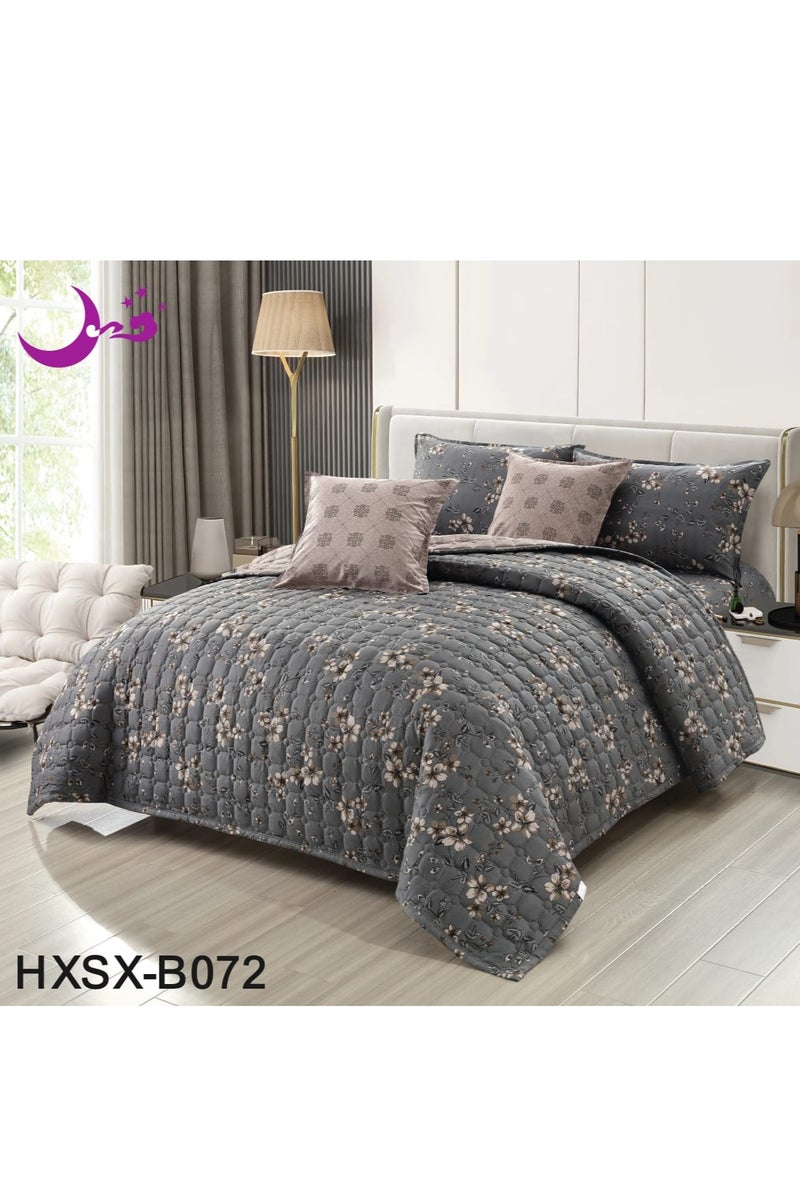 مون طقم لحاف نفر مفرش مكون من 4 قطع بوليستر لحاف مقاس170 في 220سم