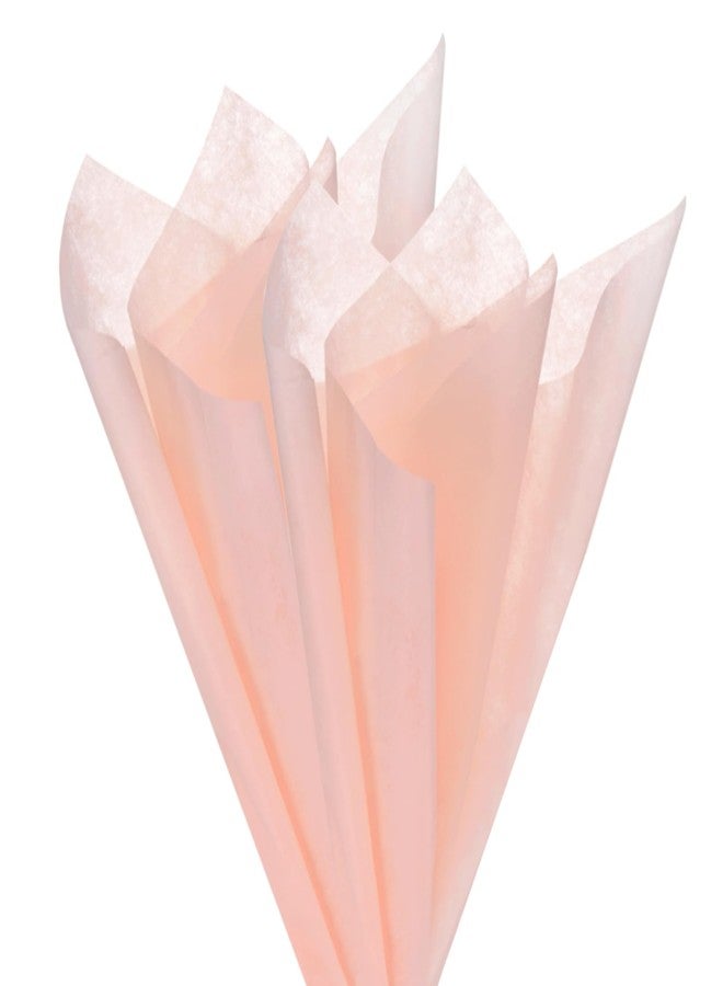 M METERXITY 152-Sheet Korean Cotton Wrapping Flower Paper, 11.8 Inch/ 30cm Waterproof Floral Wrapping Cotton Paper for Bouquets/Gift Packaging [Orange Pink] - Image 1