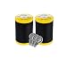 Bella's Crafts Coats Clark Cotton All Purpose Sewing Thread 100 Mercerized Cotton 225 Yards Each Spool S970 2 Pack Bundle with 3 Bellas Crafts Needle Threaders Black - Image 2