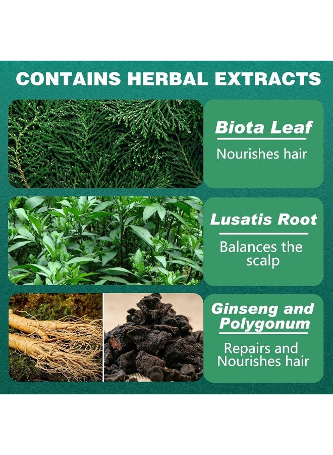 Shampoo Bar - Nature Shampoo Bar with Grass Extract, Green Soap for Women & Men - Image 2