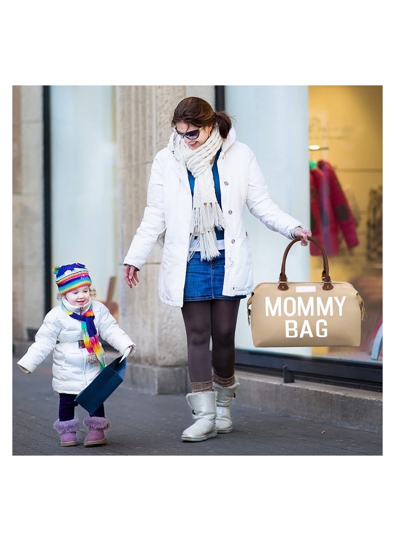 Generic - Mama Tote Bag Maternity Diaper Mommy Large Capacity Bag Women Nappy Organizer Stroller Bag Baby Care Travel Backpack Mom Gifts - Image 1