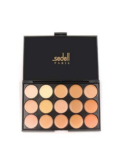 Professional 15 Colors Cream Concealer Camouflage Foundation Makeup Palette Contour Face Contouring Kit01 Multicolor 2 G