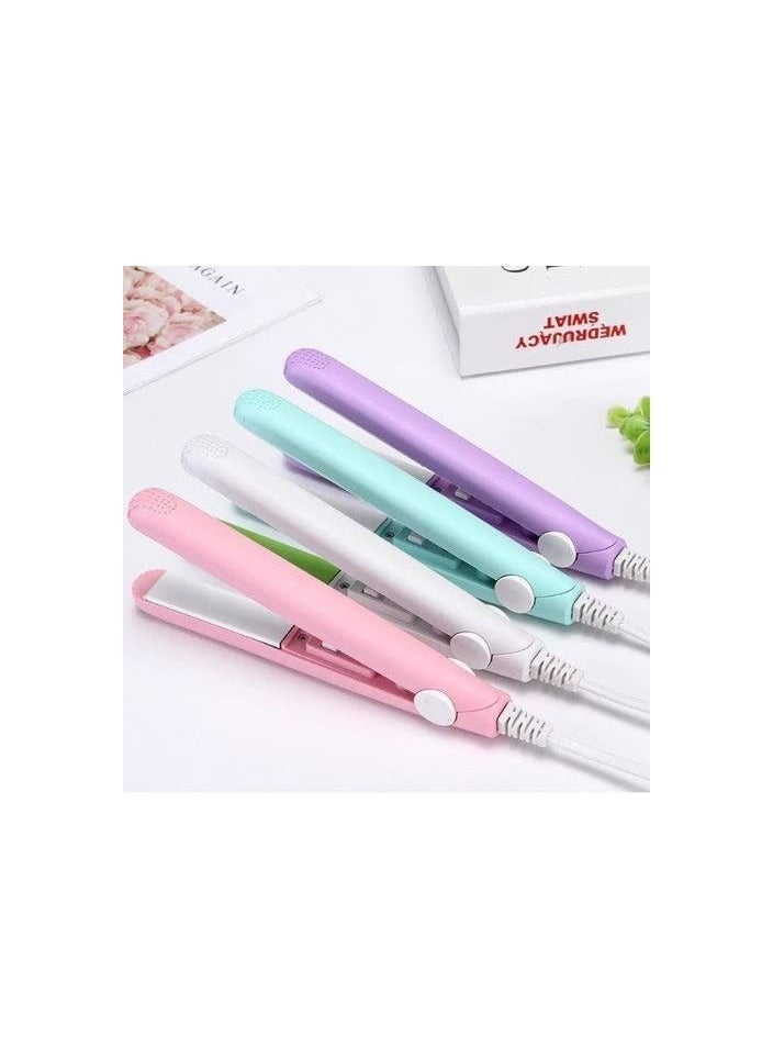 MIM Mini Hair Straightener 2 in 1 Tourmaline Ceramic Ionic Flat Iron  - Image 1