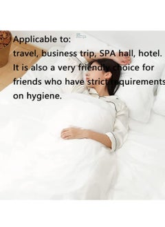 Y&D Portable Travel Disposable Set - 3-Piece Bedding Sheets for Hotels and Travel, Safe Healthy Convenient Comfortable Duvet Cover Pillowcase (3 Piece Set)  - Image 2