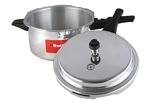 Butterfly Cordial 3 Litres Pressure Cooker | Outer Lid | Food Grade Virgin Aluminium | Induction & Gas Stove Compatible | ISI Certified | 2 Years Manufacturer's Warranty | Silver - Image 2