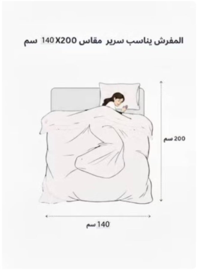 4-piece plain compressed bed sheet set – stylish design and superior everyday comfort - Image 5
