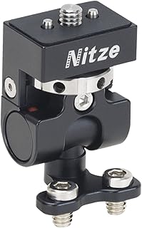 Nitze Field Monitor Mount with 1/4" Screws, Swivel and Tilt Adjustable Low Profile Monitor Holder - N54-F3 - Image 1