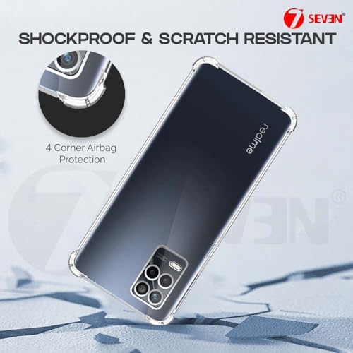 7-Seven 7SEVEN® Back Cover for Realme 9 5G Transparent Mobile Back Case Shock Proof Design Camera Edges Protection Crystal Clear Phone Case Silicon Soft TPU and Flexible Bumper Phone Cover - Image 4