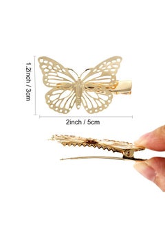 Inbee Butterfly Hair Clips 10 Pack Cute Metal Butterfly Hair Claw Pins Barrettes Accessories For Girls And Women (Gold) - pzsku/Z103682C37C055FDFA239Z/45/_/1696070414/4b44ea89-af90-4e76-bc67-10f07444a5fd