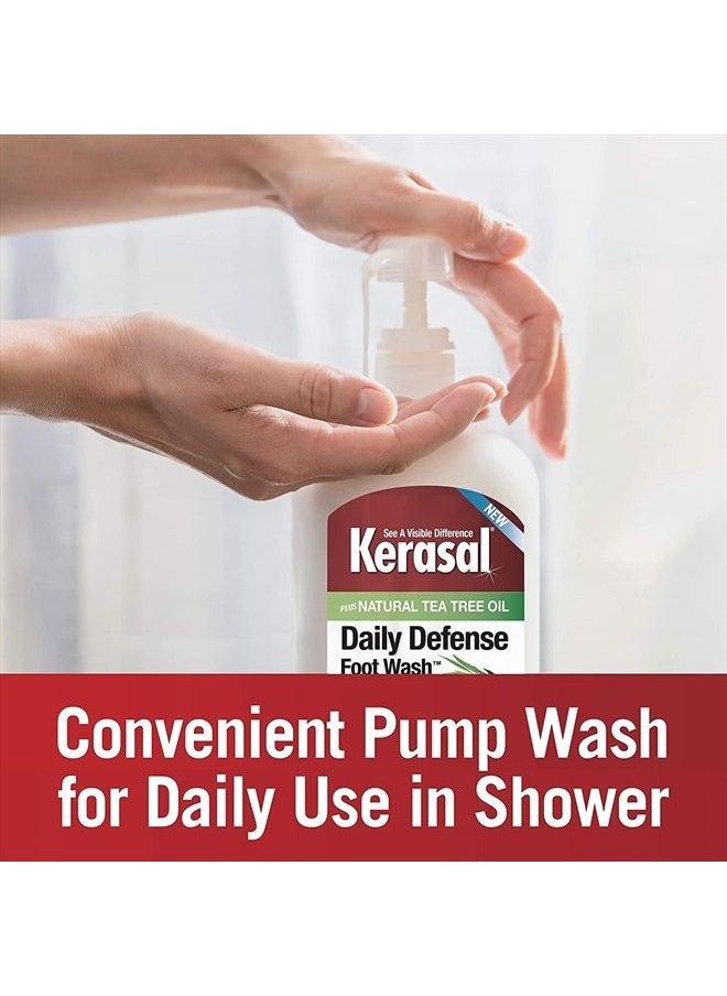 Kerasal Daily Defense Foot Wash Daily Cleanser with Tea Tree Oil, 12 Ounce  - Image 5