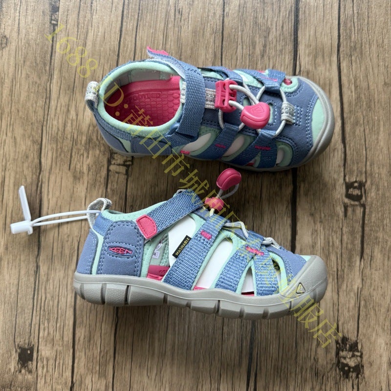 High Version Cohen Keen Children'S Shoes Lightweight Outdoor Sports Beach Sandals Boys And Girls Breathable Wading Shoes - Image 1