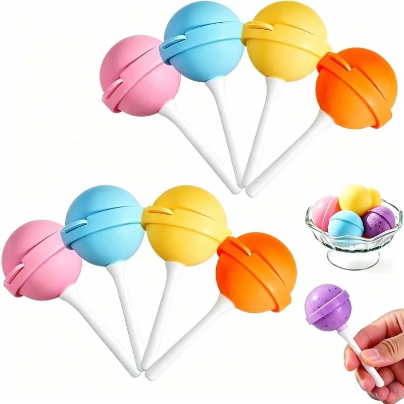 Silicone Popsicle Mold Lollipop-Shape Frozen Treat Maker for Kids Reusable BPA-Free DIY Ice Cream Molds - Easy Release Silicone Ice Pop for Homemade Healthy Snacks - Image 1