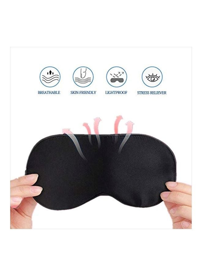 Silk Sleep Mask Black - Image 4