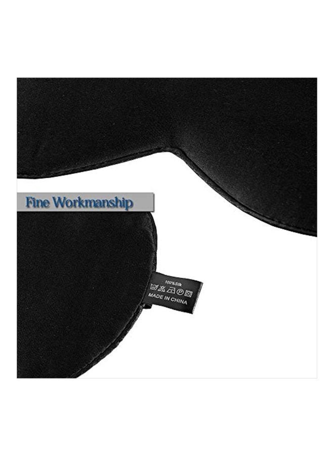 Silk Sleep Mask Black - Image 5