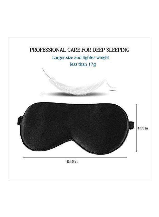 Silk Sleep Mask Black - Image 2