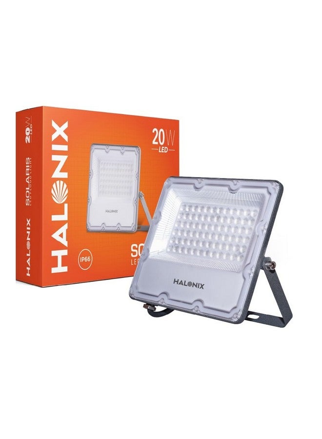 Halonix Halonix Aluminium 20W Waterproof Outdoor led Flood Light|Halogen Light, Focus Light for Garage, Parking, Shop -(Cool White)-Pack of 1|Short Circuit & Surge Protection. - Image 1