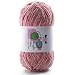 DAERBOF Plush Chunky Chenille Yarn Fluffy Velvet Yarn for Crocheting Soft Thick Bulky Yarn for Knitting and Making Clothes Hats Scarves Blankets Cushions 35oz 1968yds Each Peach Pink - Image 2