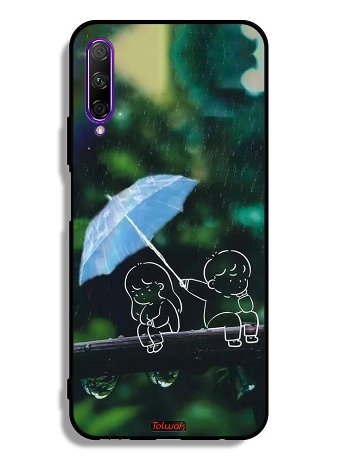 Tolwak Huawei Y9s Protective Case Cover Couple Abstract Art - Image 2