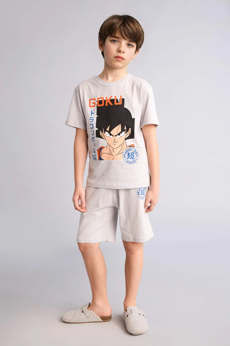 DeFacto 2 piece Regular Fit Dragon Ball Knitted Pyjamas