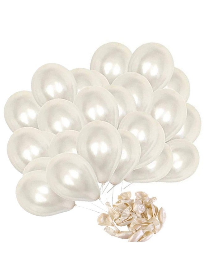 بالونات معدنية من DUL DUL، بالونات لاتكس بيضاء اللون لتزيين أعياد الميلاد، 75 قطعة ~ مجموعة من 75 بالونة من الكروم المعدني باللون الأبيض لتزيين أعياد الميلاد، حفلات ذات طابع خاص، (أبيض، 75)