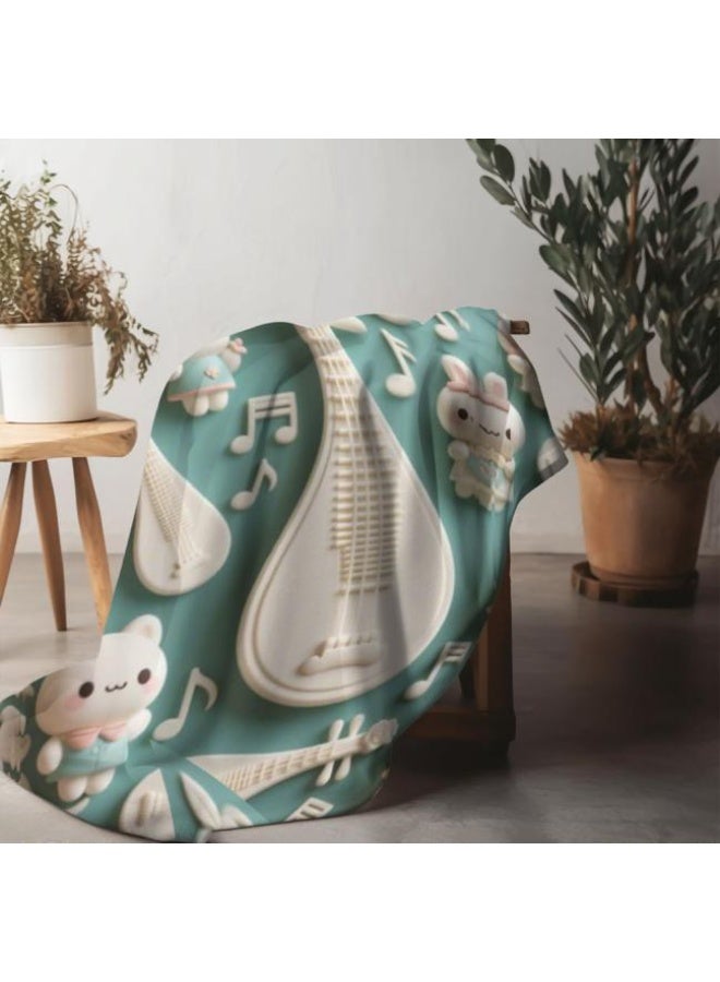 عام بطانية رقيقة من الفانيلا الكرتونية للأطفال والرضع (دافئة ومريحة، ومناسبة للنوم والألعاب) 70 سم * 100 سم - Image 3