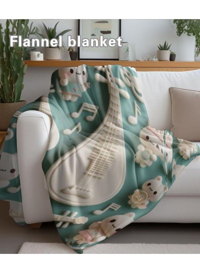 عام بطانية رقيقة من الفانيلا الكرتونية للأطفال والرضع (دافئة ومريحة، ومناسبة للنوم والألعاب) 70 سم * 100 سم - Image 4