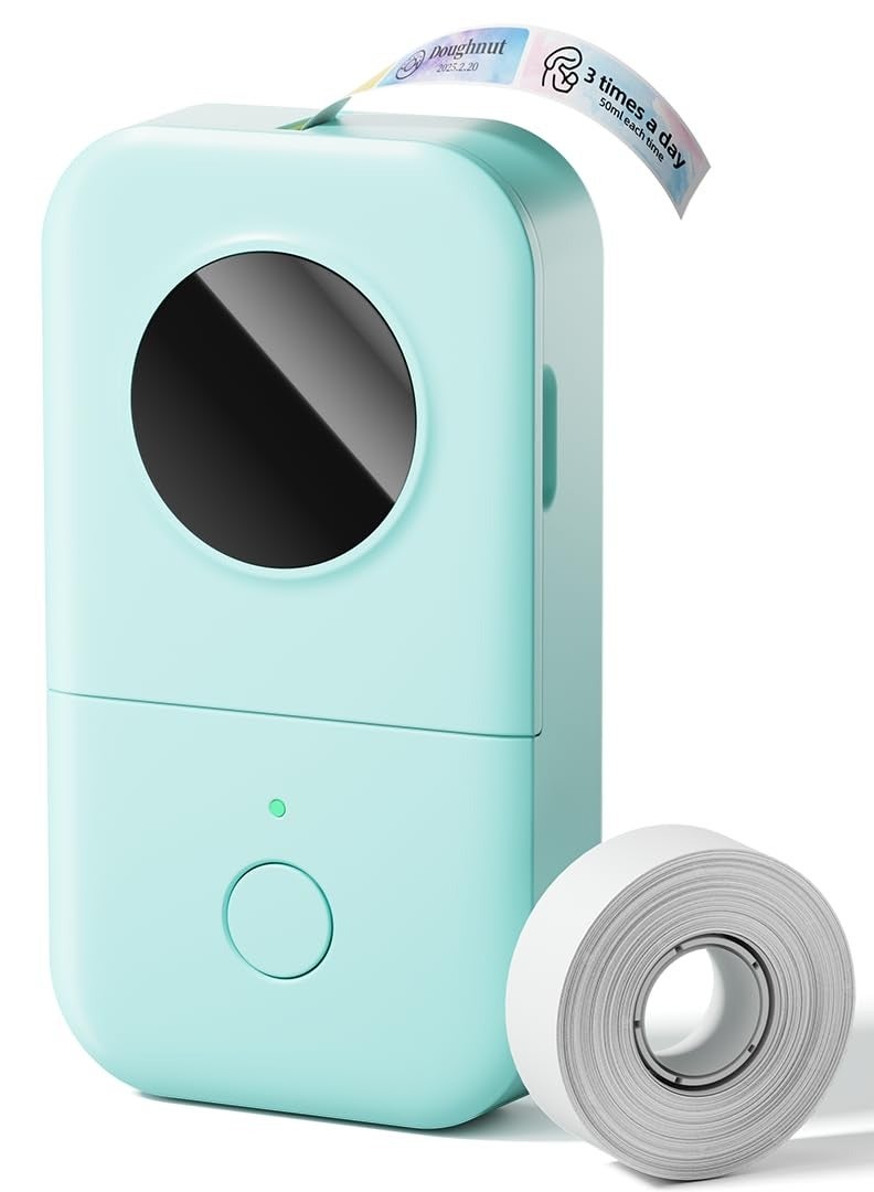 فوميمو آلة صنع الملصقات D30، طابعة ملصقات صغيرة محمولة تعمل بالبلوتوث، ملصقات حرارية محمولة للهواتف الذكية، ملصقات صغيرة متعددة القوالب، أيقونات الخطوط، ملصقات مخصصة بدون حبر للاستخدام المنزلي للأطفال والأدوات المدرسية - Image 1