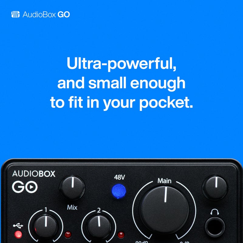 PreSonus AudioBox GO | USB-C Audio Interface for music production with Studio One DAW Recording Software, Music Tutorials, Sound Samples and Virtual Instruments - Image 3