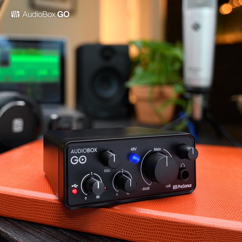 PreSonus AudioBox GO | USB-C Audio Interface for music production with Studio One DAW Recording Software, Music Tutorials, Sound Samples and Virtual Instruments - Image 2