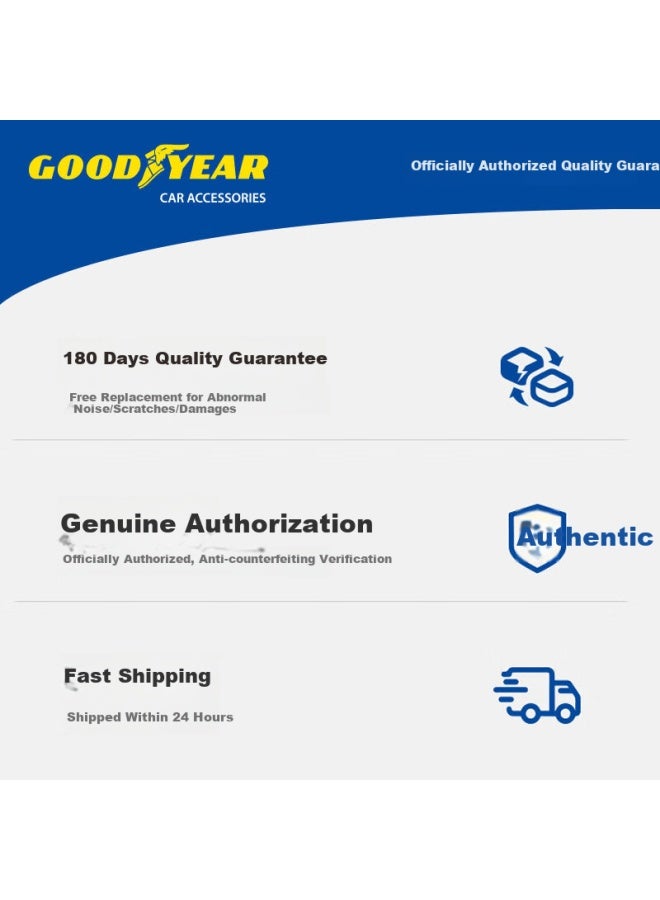 Goodyear Bmw X3 Rear Wiper Blades For 2011-2017 Models, Original Automotive Wiper Blades For Rear Windows - Image 2