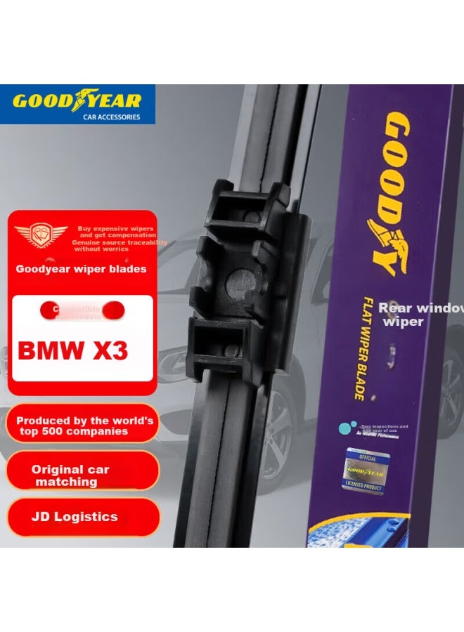 Goodyear Bmw X3 Rear Wiper Blades For 2011-2017 Models, Original Automotive Wiper Blades For Rear Windows - Image 1