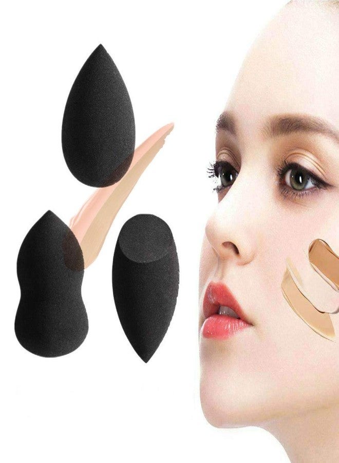 FENNEC MART™ Makeup Sponges Latex-free Blender for Foundations& Powders& Creams& Liquids (Multicolour) - Pack of 3 - Image 3