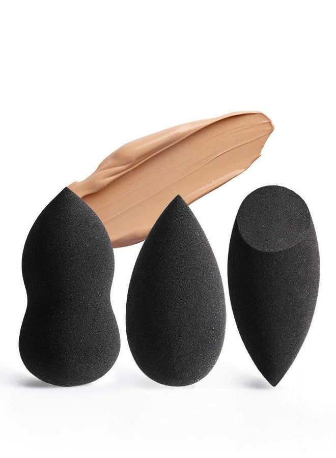 FENNEC MART™ Makeup Sponges Latex-free Blender for Foundations& Powders& Creams& Liquids (Multicolour) - Pack of 3 - Image 1