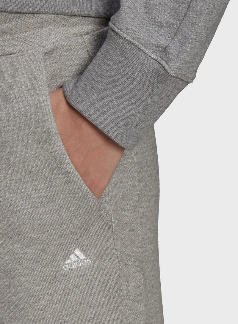 adidas بنطال رياضي بخصر مطاطي
