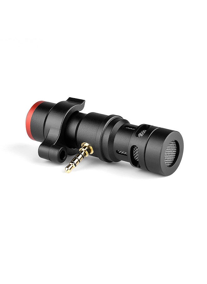ANDOER - Andoer MIC06 ميكروفون صغير للهاتف الذكي، ميكروفون 3.5 ملم TRRS للهواتف الذكية، تسجيل الفيديو، البث المباشر عبر الإنترنت، والدردشة الغنائية - Image 1