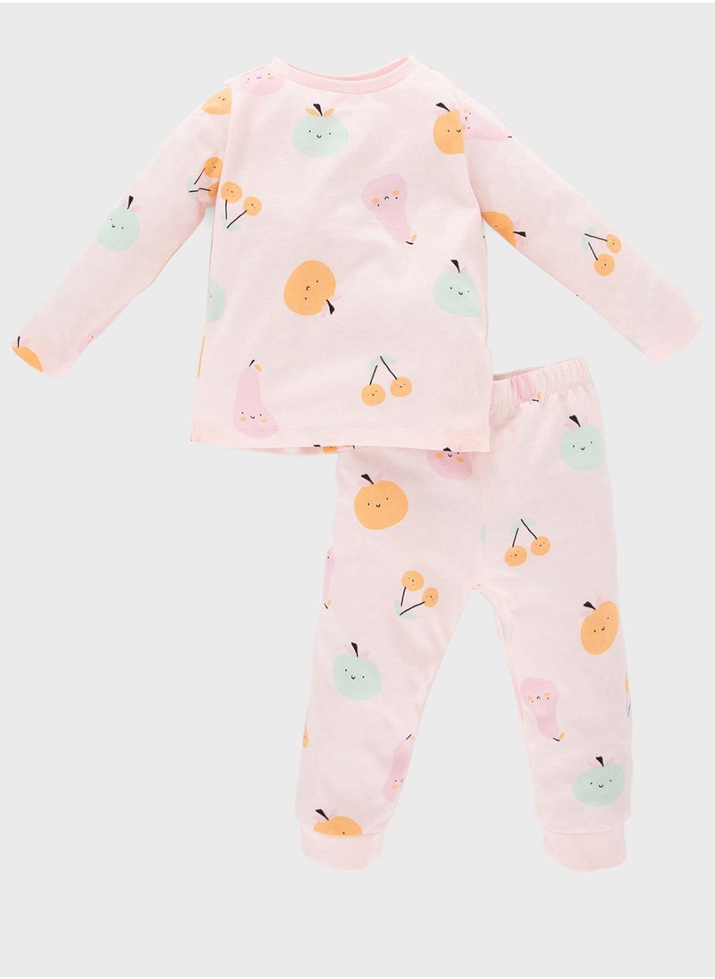 DeFacto Kids Printed Pyjama Set  - Image 3