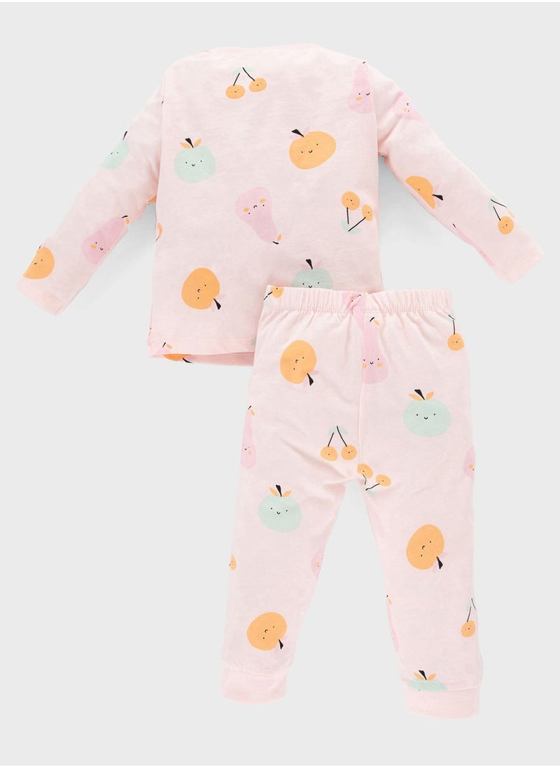 DeFacto Kids Printed Pyjama Set  - Image 4