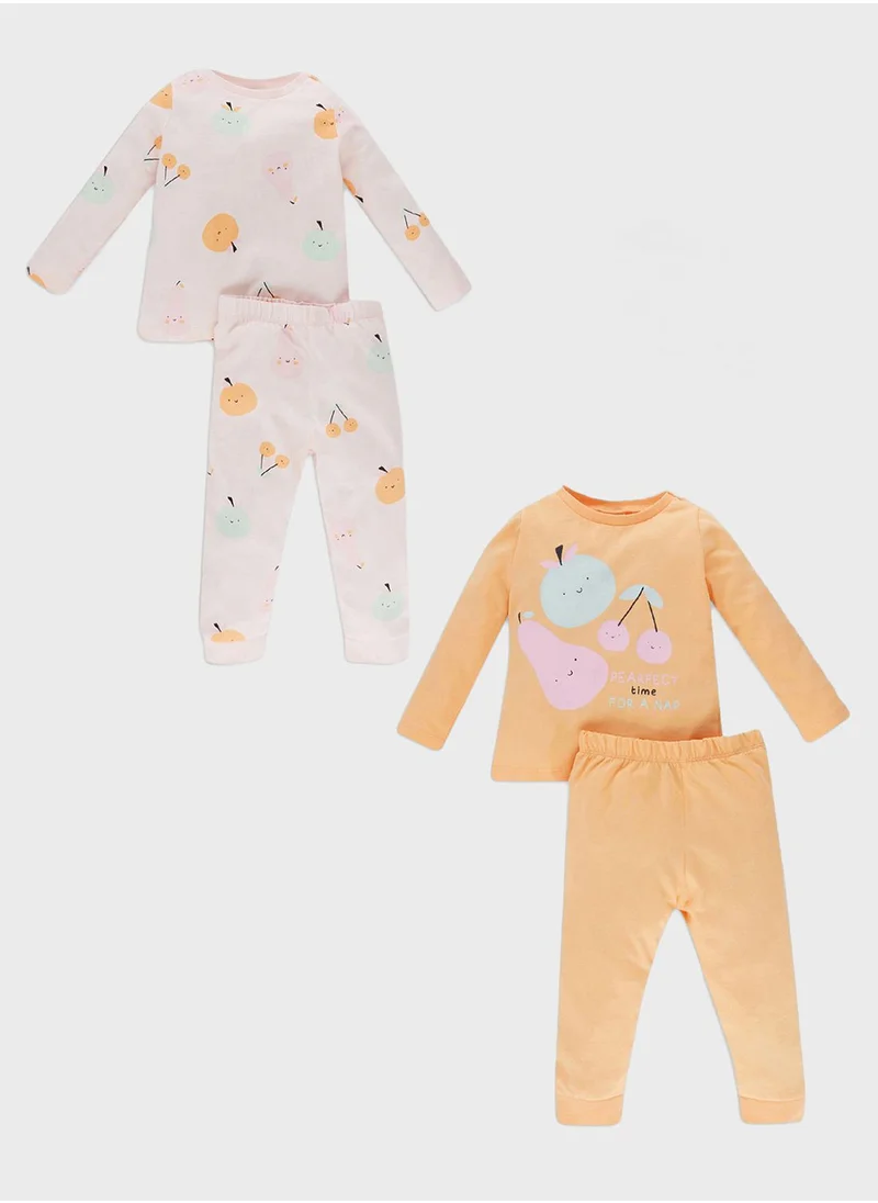 DeFacto Kids Printed Pyjama Set