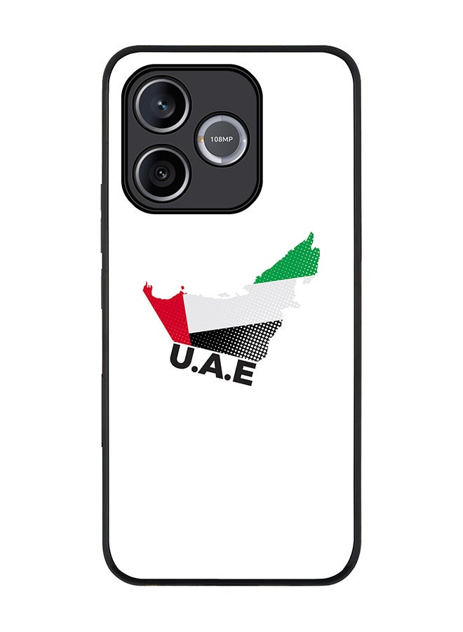 Stylizedd For Honor 600 Lite / 500 Smart / Honor X80i Case,Slim fit Camera Protection, Shockproof Thin Phone cover  - UAE Map - Image 1
