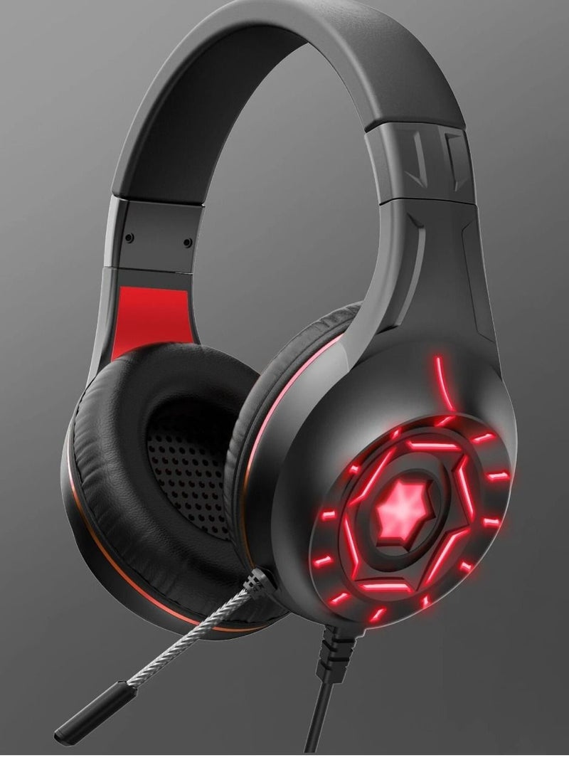 Komc Stereo Gaming Over-Ear Headset With Mic For PS4/PS5/ZOne/X Series/Switch/PC Gaming Headphone Professional Headphone - Image 2