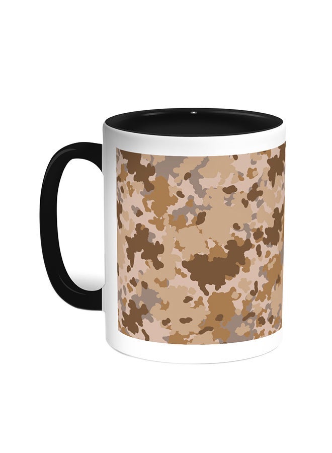 RYN Army Clothing Printed Coffee Mug Black/White 11ounce