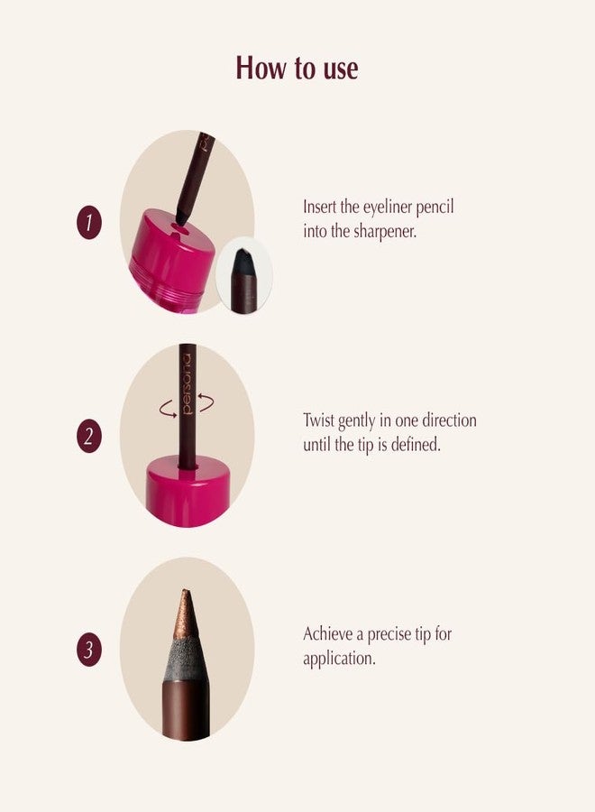 PERSONA 24HR Stone Waterproof Eyeliner Pencil | Creamy, Smudgeable Pencil for Lash Line & Waterline | All-Day to All-Night Wear | Vegan, Cruelty-Free, Paraben-Free | Made in USA - Image 3